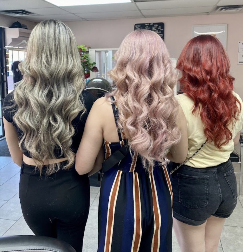 Finished hair colour and cut by the stylists at Lotus Hair salon in Edmonton — gallery photo 6 of 22