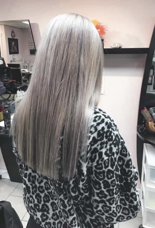 Finished hair colour and cut by the stylists at Lotus Hair salon in Edmonton — gallery photo 12 of 22