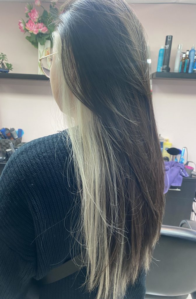 Finished hair colour and cut by the stylists at Lotus Hair salon in Edmonton — gallery photo 16 of 22