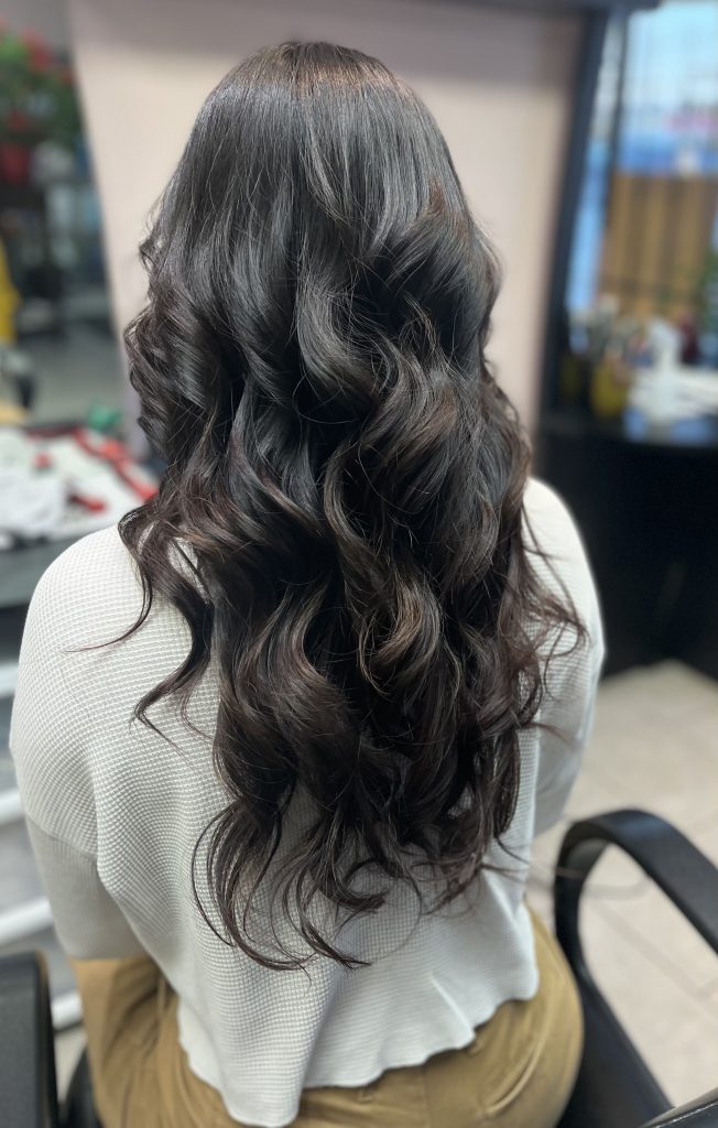 Finished hair colour and cut by the stylists at Lotus Hair salon in Edmonton — gallery photo 21 of 22