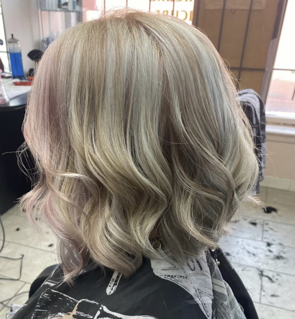 Finished hair colour and cut by the stylists at Lotus Hair salon in Edmonton — gallery photo 10 of 22